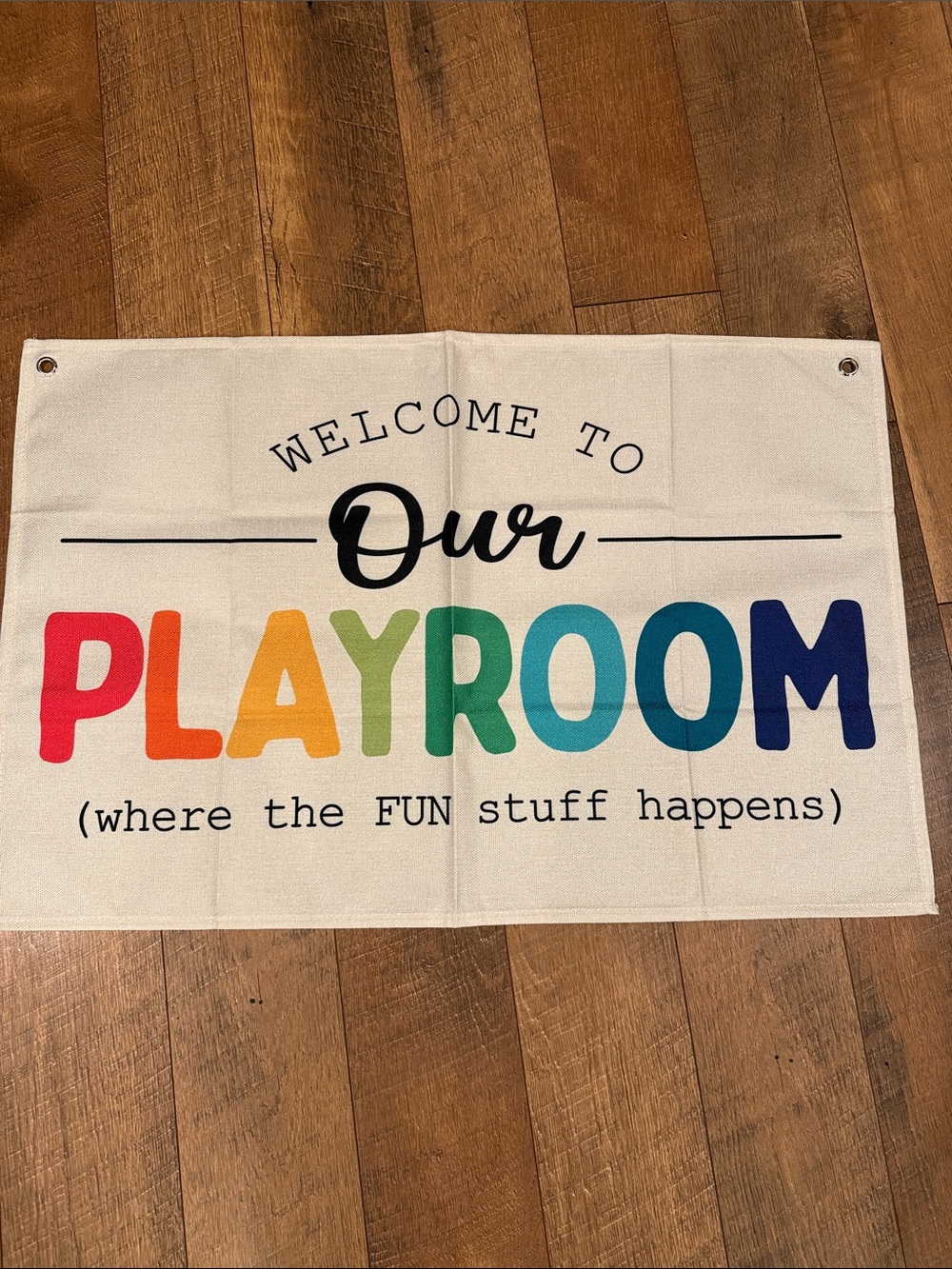 Welcome to Our Playroom Sign